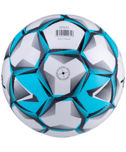 Мяч футбольный Jögel Nueno №5, белый/голубой/черный, фото 3