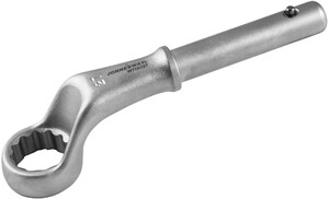 JONNESWAY W77A127 Ключ накидной усиленный, 27 мм, d18.5/190 мм, фото 2