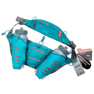 Поясная моделируемая сумка GREEN-HERMIT TITLE HYDRATION BELT c 2-мя бутылками по 300мл