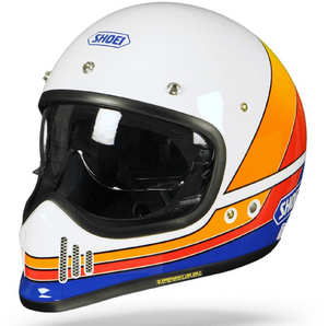 Шлем EX-ZERO EQUATION SHOEI (сине-красно-бело-желтый глянцевый, TC-2, M)