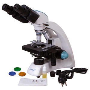Микроскоп Levenhuk 500B, бинокулярный, фото 2