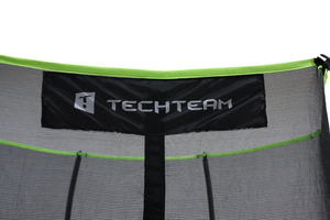 Батут каркасный Tech Team KENGA 12FT черный-зеленый / black-green, фото 10