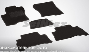 Ворсовые LUX коврики в салон Seintex для Lexus GX460 2009-н.в. (черные, 82352), фото 1