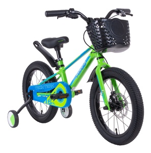 Велосипед детский Tech Team Forca 16" green/blue 2024 (магниевый сплав), фото 2