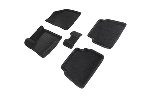 Коврики EVA 3D соты для Chevrolet Aveo 2003-2011 (черные, 96403)