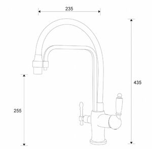 Смеситель для кухни ZORG Sanitary (ZR 342-8 YF WHITE) Белый, фото 2