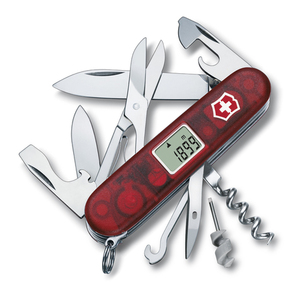 Нож Victorinox Traveller, 91 мм, 27 функций, полупрозрачный красный, фото 1