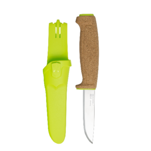 Нож Morakniv Floating Knife (S) Lime, нержавеющая сталь, пробковая ручка, зеленый, 13686, фото 1