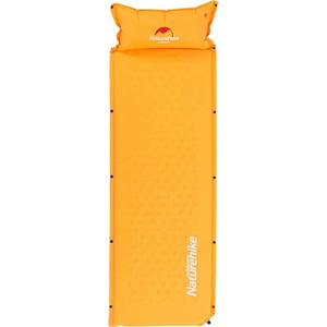 Коврик для сна Naturehike NH15Q002-D надувной с подушкой желтый, 6927595782576, фото 1