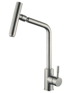 Смеситель для кухни ZORG Steel Hammer Inox (SH 5106 INOX) Сталь Нержавеющая, фото 1