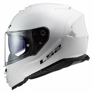 Мотошлем LS2 FF800 STORM II SOLID (белый глянцевый, White, 3XL), фото 2