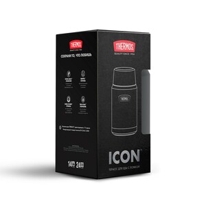 Термос THERMOS IS-301 GT 0.71L (цвет гранитный), фото 6