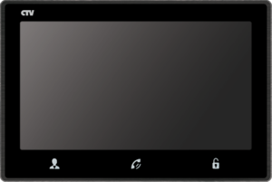 Цветной монитор видеодомофона CTV-M4703AHD (черный), фото 1