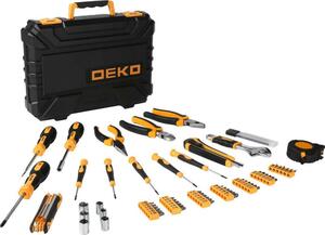 Универсальный набор инструмента для дома и авто в чемодане Deko TZ82 (82 предмета) 065-0736, фото 3