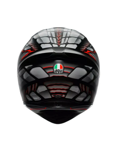 Шлем AGV K1 S E2206 Lyzard Matt Black/Grey/Red XL, фото 5
