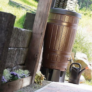 Комплект Водосборник Prosperplast Woodcan 265 л коричневый, фото 2