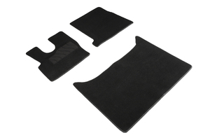 Ворсовые LUX коврики в салон Seintex для DAF XF 106 АКПП 2014-н.в. (черные, 95052), фото 1