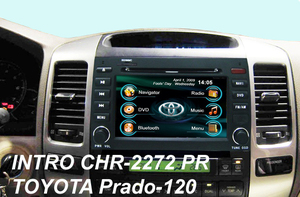 Штатная магнитола Intro CHR-2272 PR Toyota Prado 120, фото 3