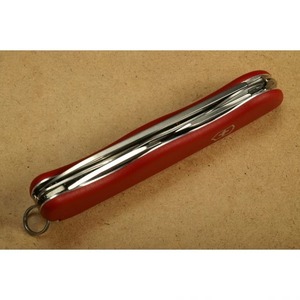 Нож Victorinox Picknicker, 111 мм, 11 функций, с фиксатором лезвия, красный, фото 8