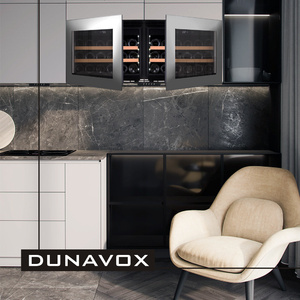 Винный шкаф Dunavox DAV-18.46SS.TO, фото 2