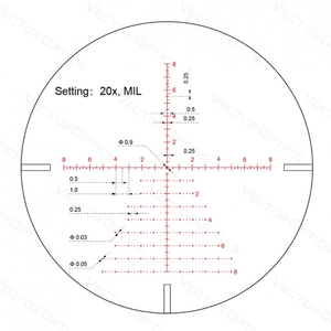 Прицел Vector Optics Continental X6 4-24x50 Tactical FDE (SCOL-43), фото 8