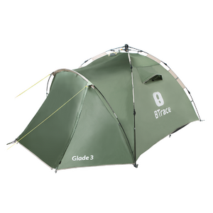 Палатка BTrace Glade 3 быстросборная (Зеленый), фото 9