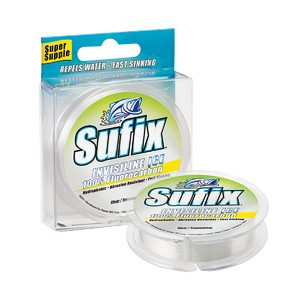 Леска зимняя SUFIX Invisiline Ice Fluorocarbon прозрачная 50м 0.18мм 2,5кг, фото 1