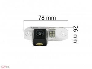 CCD HD штатная камера заднего вида AVS327CPR (#106) для автомобилей VOLVO, фото 2