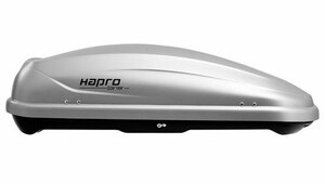 Бокс на крышу автомобиля Hapro Traxer 4.6 серый двухсторонний, фото 1