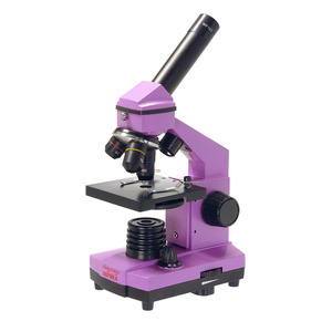Микроскоп Микромед «Эврика» 40х–400х, аметист, в кейсе, фото 1