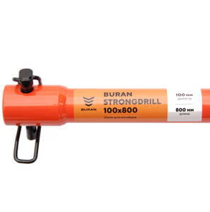 Шнек для каменистого, твердого и мерзлого грунта, однозаходный Drill Bit BURAN STRONGDRILL 100x800 (800мм), фото 5