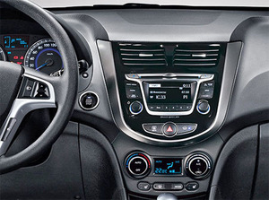 Рамка InCar для UMS HYUNDAI Solaris 2011-2017, 10" SILVER, фото 5