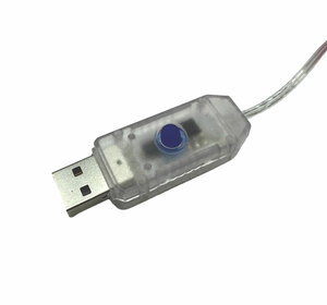 LED-гирлянда ЛАМПОВА "Воздушные сердца" розовые, 40 ламп, 6 метров (TYL-23-USB-PINK40-6), фото 7