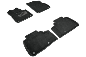 Коврики Seintex 3D ВОРС для Li Auto L7 (без холодильника) 2023-н.в. (черные, 99569), фото 1