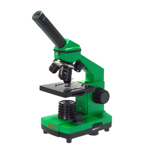 Микроскоп Микромед «Эврика» 40х–400х, лайм, в кейсе, фото 1