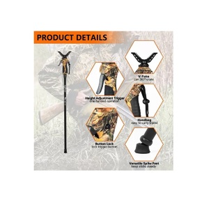 Опора для оружия FieryDeer Gen4, монопод, 1.8м, камуфляж, фото 2