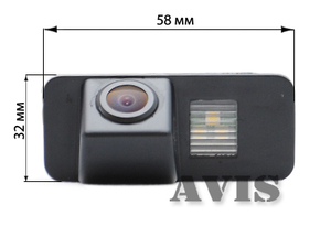 CMOS штатная камера заднего вида AVEL AVS312CPR для FORD MONDEO (2007-...) / FIESTA VI / FOCUS II HATCHBACK / S-MAX / KUGA (#016), фото 2