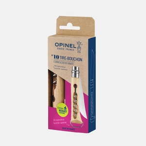 Нож со штопором и открывалкой Opinel Inox №10 VRI клинок 10см, нерж.сталь, бук, фото 3