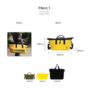 Влагозащитная сумка Stream Trail Mero 1 Onyx (Black) 33L, фото 3