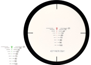 Прицел для арбалета Centershot оптический профессиональный 1,5-5х32 (подсветка, арбалетная шкала), фото 3