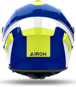 Шлем Airoh SPARK 2 CHRONO Blue/Yellow Glossy L (глянцевый), фото 4