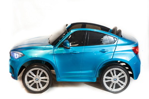 Детский автомобиль Toyland BMW X6M Синий, фото 4