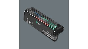 Набор бит торсионных с торсионным битодержателем Rapidaptor, 10 пр., 1/4" C6.3 Bit-Check 10 BiTorsion 1 WERA WE-056374, фото 4