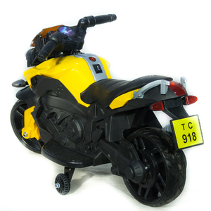 Детский мотоцикл Toyland Minimoto JC918 Желтый, фото 5