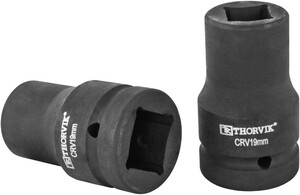 Thorvik LSWS00119 Головка торцевая 4-х гранная для ручного гайковерта 1"DR, 19 мм