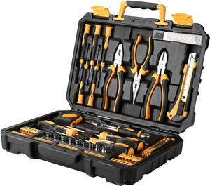 Универсальный набор инструмента для дома и авто в чемодане Deko TZ82 (82 предмета) 065-0736, фото 4