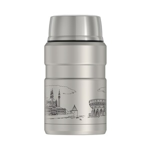 Термос из нерж. стали с ложкой тм THERMOS SK3021(Kazan) 0,7L, фото 2