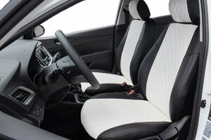 Чехлы из экокожи Ромб Seintex для  HAVAL JOLION I 2021- ( белый 317138), фото 2