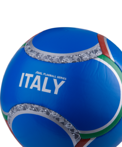 Мяч футбольный Jögel Flagball Italy №5, голубой, фото 5