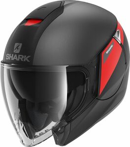 Шлем SHARK CITYCRUISER KARONN MAT Black/Anthracite/Red L